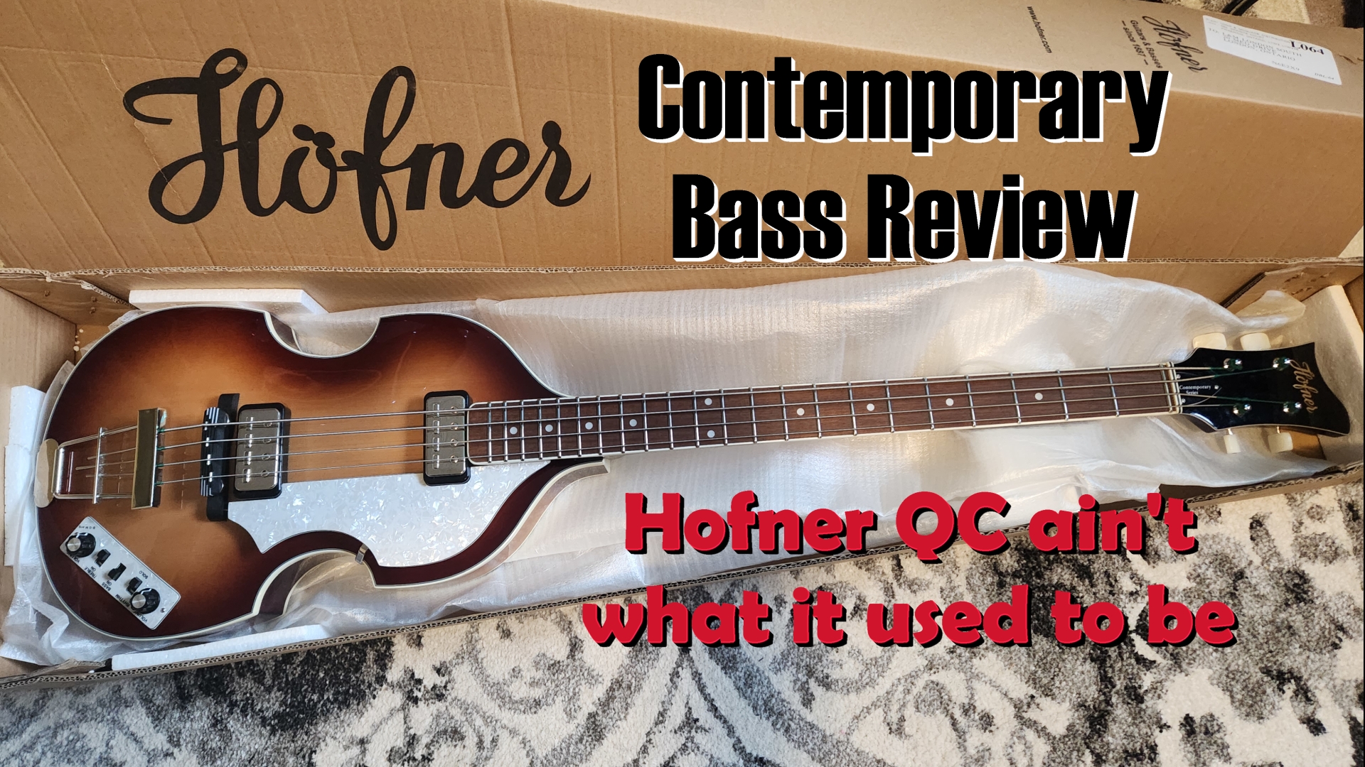 Hofner Contemporary Bass Review